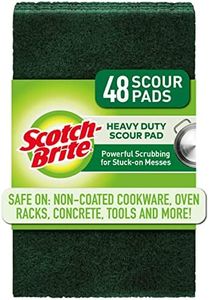 Scotch-Brite Heavy Duty Scour Pads, Scouring Pads for Kitchen and Dish Cleaning, 48 Pads