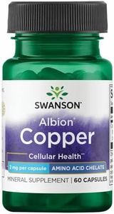 Swanson Albion Chelated Copper 2 Milligrams 60 Capsules