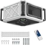 ALORAIR Hanging Intake Air Filtration Systems Woodworking 2 Stage Air Flow (580/780CFM) Remote Control, Shop Dust Collectors with Strong Vortex Fan for Garage, Work Shop, Home Use, Purecare 780