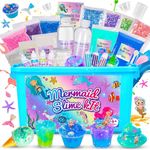 iKidiki Slime Kit, 6 7 8 9 10 11 12 Year Old Girl Gifts Slime Making Kit for Girls Toys for 6-12 Year Old Boys Girls Craft Kits for Kids Age 6-12 Birthday Gift Make Your Own Ice Cream Slime Set