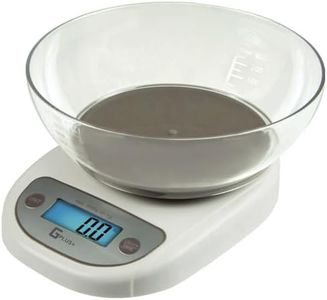 Digital Kitchen Scale with Removable Bowl, 5000g/11lb Capacity, 0.1oz Accuracy, Cooking/Baking/Weight Loss, 2 Modes, Tare Feature
