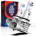 AOLEAD 9006 LED Headlight Bulb HB4 50W 6500K Cool White Fanless Conversion Kit All in One