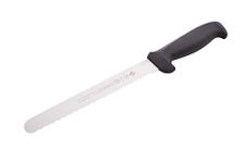 Mundial 8-Inch Serrated Edge Slicing Knife, Black, 1