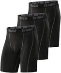 Runhit Men's Compression Shorts(3 P