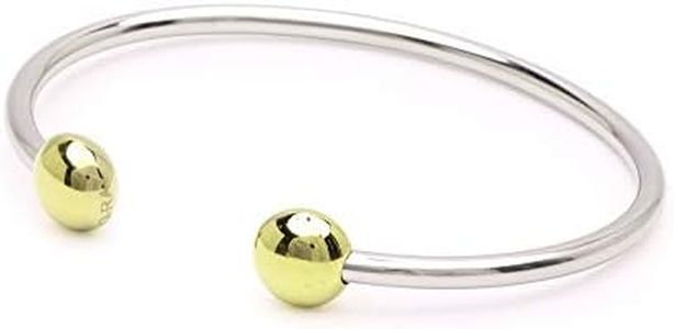 QRAY Combo Standard Steel Golf Athletic Bracelet Men Women C-Shaped Health Wellness Bracelet, Large: 7.75"~8.5"