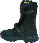 Speed MaxX Kids Black/Hiviz Real Leather Off - Road Motorbike/Motocross/Motorcycle Cubs Mx Sports Shoes/Boots (1/35)