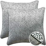 WOMHOPE Set of 2 Black and Silver V