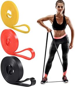 3 Pcs Elastique Sport Bande Elastique Musculation, Bande de Résistance Elastique Fitness Elastique Musculation Traction pour Entraînement Gym Pilates Yoga