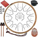 AVMP White Steel Tongue Drum 13 Not