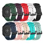 10-PACK Bands Compatible for iTouch Air 3 40MM Replacement Wristbands Accessory Colourful Silicone Bracelet Quick Fit Strap Arm Bands for iTouch Air 3 40mm/ iTouch Sport 4 Smartwatch, Soft and Durable