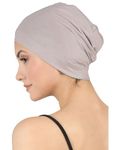 Deresina Headwear Sleep Cap for Chemo, Hair Loss (Taupe)