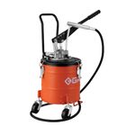 GROZ V Series Bucket Grease Pump 6 KG | 3 Modes - High Pressure, High volume , Balanced | Grease pump with wheels | VGP-6