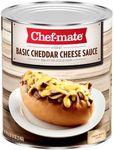 Chef-mate Basic Cheddar Cheese Sauce, Canned Food for Mac and Cheese, 6 lb 10 oz (#10 Can Bulk)