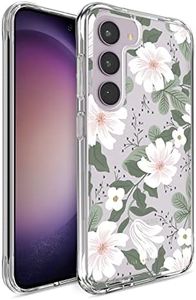 Rifle Paper Co. Samsung Galaxy S23 Case for Women [6.1"] [12ft Drop Protection] [Wireless Charging] Floral Print Phone Case for Samsung Galaxy S23 - Anti-Scratch Tech, Shockproof, Slim Fit - Willow