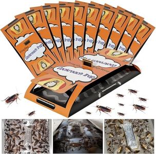 Stingmon Upgrade 18 Pack Roach Traps Indoor, Sticky Traps for Cockroaches Indoor Home, Sticky Glue Roach Traps, Roach Bait Cockroach Trap for Roach Ants Spiders, Orange