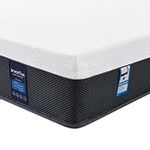 Inofia Double Mattress, 11.4 Inch Memory Foam Mattress with Breathable Foam and 7 Zone Pocket Sprung,Medium Firm Feel Hybrid Mattress Double, Back Pain Relief,The Airflow Collection(135x190cm)