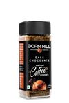 BORN HILL Dark Chocolate Instant coffee, 50 Gram| Instant Coffee Powder Mocha infused with rich natural Dark Chocolate flavours | 100% Arabica, 0% Chicory | Glass jar | Makes 25 cups, Gluten-free