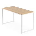 Zinus Modern Studio Collection Soho Rectangular Dining Table / Table Only / Office Desk / Computer Table, White