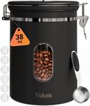 Veken 38oz Large Coffee Canister wi