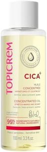 Topicrem - CICA+, Huile Concentrée Vergetures et Cicatrices - Atténue, Aide à Prévenir, Apaise, Hydrate 24h - Soin Visage et Corps pour Peaux Sensibles - Fini Non Gras, Non Collant - 100 ml