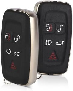 Beefunny 2 Pack Key Shell Case Replacement for Land Rover LR2 LR4 Discovery 2010 2011 2012 2013 2014 2015 Range Rover Evoque Sport Key fob Shell 5 Buttons