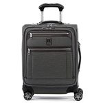 Travelpro Platinum Elite Softside Expandable Spinner Wheel Luggage, Vintage Grey, Carry-On 19-Inch