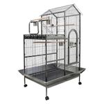 The Fellie Large Bird Cage with stand budgie cage parrot cage for african greys cockatiel cage with Play Top for Parakeet Green-Cheek Conure Canary Lovebird, 93x69x160cm