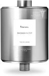 Filterbaby Titanium Shower Filter Pro - IAPMO Certified to NSF 177 Standard,Doctor Developed,Reduce up to 99% Chlorine/Chloramine/Lead/Certain Heavy Metals,Great Water Pressure,Long Lasting,Chrome.