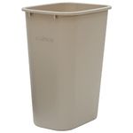 Winco PWR-41BE Waste Basket, 10 Gallon, Beige