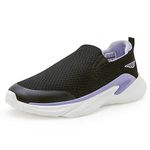 Red Tape Walking Sports Shoes for Women | Soft Cushioned Insole, Slip-Resistance, Dynamic Feet Support, Arch Support & Shock Absorption Black