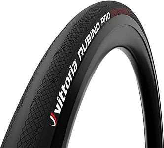 Vittoria Rubino Pro IV Graphene 2.0 - Performance Road Bike Tire - Tubeless Ready - Foldable Bicycle Tires (700x30c, Full Black)