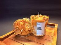 Dry Season Cold Brew Coffee Scented Candle| Scented Candles with Aromatic Fragrance 45Hrs Plus Burn Time | Unique Gift | Home Décor 300gm (Pack of 1)