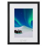 DTXDTech 12x18 Picture Frame 1 Piece,Display 12''x18'' without Mat or 11''x17'' with Mat,Hang Picture Frame Wall Gallery Poster Frames Tabletop/Wall Photo Certificate Frames,Black