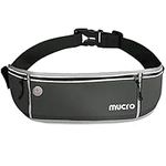 Mucro Waterproof Fanny Pack for Women Men Running Belt Bag Adjustable Waist Pouch with Stretch Band - for Gym Jogging Skiing Climbing Riding Travel Bag