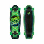 SANTA CRUZ Complete Toxic Dot Cruiser 8.8 x 27.7 Shark, Green