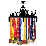 Medal Hanger for All Sports Medals Medal Hangers Stainless Steel Medal Display | Medals Hanger 3 Rung Medal Holder, Medal Rack Medal Displays,Medal Frame Display Kids Medal Holder