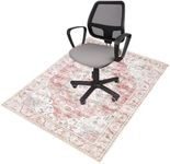 FUANGUI Office Chair Mat for Hardwood Floor/Tile Floor 36"x48", Desk Chair Mat for Rolling Chairs, Computer Gaming Chair Mat Office Rug Anti Slip, Non-Curve, Floor Protector for Home Office