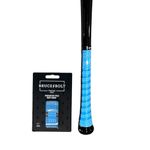 BRUCE BOLT Premium Pro Baseball & Softball Baby Blue Bat Grip - 0.6mm