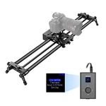 NEEWER Motorised Camera Slider, 100 cm Carbon Fibre Trolley Rail Slide with Remote Control, Supports Video Mode, Accelerated Photography, Horizontal and Tracking (VS-100CC)