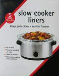 Vsorce4u 5 Bags 30 x 55cm Slow Cooker Liners Cooking Bags for Round and Oval Slow Cookers Cooking Bags Pack of 1