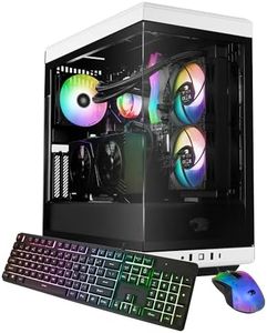 iBUYPOWER Y40 White Gaming PC Computer Desktop Y40WI7N46T02 (Intel Core i7 14700KF, RTX 4060Ti 8GB, 32GB DDR5 5600 RGB (16x2), 2TB NVMe, WiFi Ready, Windows 11 Home), White