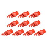 Uxcell Spiral Cone Atomization Nozzle, 1/2BSPF PP Sprinkler, 10 Pcs