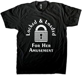 Male Chastity Locked and Loaded - Men's T-Shirt