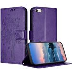 Radoo Case For iPhone 6/6s[4.7-Inch], Premium Pu Leather Flip Wallet Case Magnetic Closure Cover Case Card Slots Kickstand Phone Case (Deep Purple)