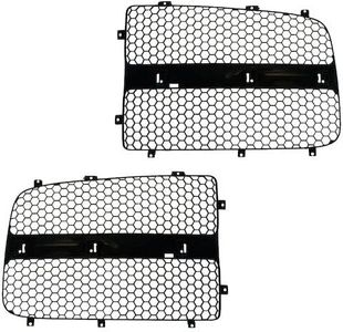 Marketplace Auto Parts Grille Insert Set - 2 Piece - Black - Compatible with 2002-2005 Dodge Ram 1500 (W0171-S922648)