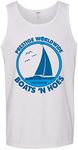 Prestige Worldwide Presents Boats 'n Hoes - Funny Summer Step Bros Tank Top - X-Large - White