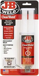 JB Weld Clear Epoxy Adhesive Syringe, 25 ml