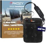 PHOOZY Insulated Thermal Sleeve For Laptops, iPads, MacBooks & Similar Sized Tablets or Laptops up to 13" - Patented NASA Thermal Technology Extends Battery Life in the Cold (BLACK CAMO)