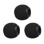 Kicada Foam Mic Covers Foam Lavelier Windscreen, Lapel Microphone Foam Cover for Sony Lavalier Microphone Windscreen Replacement Foam Windscreen, Pack of 3