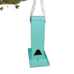 Amijivdaya MPBF Metal Parrot Bird Feeder, Multicolored